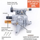 Vertical Pressure Washer Pump 7 8  Shaft 2400-2700 Psi 2 4gpm Power Washer Pump