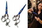 6  Professional Hair Cutting Scissors Japanese 440c Stainless Steel Salon Shears