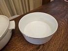 Crown Victoria Lovelace Fine China Round Souffle With Cover And 7 5  Ramikin