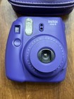 Fujifilm Instax Mini 8 Instant Film Camera Purple Grape With Case
