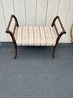 66886   Mahogany Vanity Bench Stool