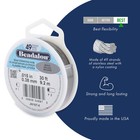 Beadalon 49 Strand Stainless Steel Bead Stringing Wire   018   46mm  Bronze