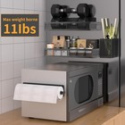 Magnetic Spice Rack Organizer  6 Pack Moveable Fridge Spice Shelves With Paper