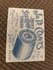  b  Victorian Trade Cards  J p  Coats