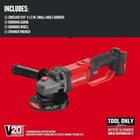 V20 Angle Grinder 4 5 Inch Battery Powered Metal Tool Heavy Duty Compact Grinder