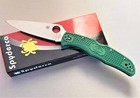 Spyderco Old Version 2010 Cj Endura Vg10 Lockback Green Knife Seki Japan C10fpgr