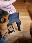 Black Nylon Universal Shoulder Holster W Double Magazine Pouch
