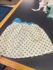 Vintage Lot Of Doll Clothes For Small Dolls 9-12  Polka Dot  Pinafore  Etc 