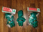 Vintage Retro Nos Lot 3 Christmas Pixie Elf Dwarf Gnome Ornament Dolls 