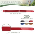 Baseball Belt Softball Belt Fit For Youth-  12 Pack  6 Colors 