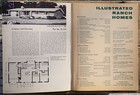 Illustrated Ranch Homes 1973 Mid Century Modern Architecture House Plan Catalog