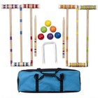 Backyard Colorful Complete Croquet Set With Travel Storage Bag Lawn Game