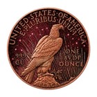Presale 1oz Peace Copper Dollar Round 999 Fine Cu Diamond Dust W  Capsule
