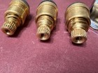 1-brass Faucet Handle  And 3 Cartridge Replacement Stem Assembly Faucet Valves