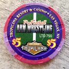  5 Tropicana 1999 Pro Football Arm Wrestling Tournament Casino Chip   ltd 750   