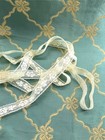 Lot Vintage Valenciennes Lace Insertion Cotton Creamy Ecru 3 4  X 25 Yards Total