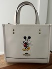 Coach X Disney Mickey Mouse Dempsey 22 Leather Tote Crossbody Purse Nwt