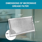 Wb06x10309  Wb06x10654 Microwave Oven Grease Filter Replacement For Many Ge Stov