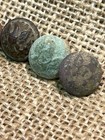 4 Dug Civil War Eagle Cuff Buttons   1 Staff Officer Button Complete With Shanks