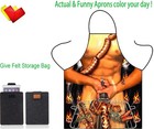 Men Women Funny Cute Cooking Baking Bbq Apron Gift For Adult Party Costume  g   