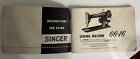 Vintage Singer Electric Sewing Machine Book Model 66-16 Dated 1954