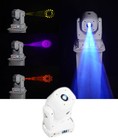  2  Rockville Rock Spot 260w White Dj Moving Head Lights white Totem tv Stands