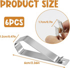 6pcs Car Sun Visor Photo Frames  Visor Clips For Cars Diy Sunshade Photo Frame C