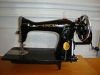 Vintage  Singer Sewing Machine Model 15-90  Hand Crank  Serviced