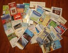Lot 40 Vtg City Street Road Map Usa Diff State Region Park Tour Travel Souvenir