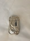 Victorian Nouveau Match Safe Vesta Case G Silver Raised Relief Floral 30g