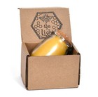 100  Pure Beeswax Glass Jar Candle With Cork Lid  Choose Your Scent And Size