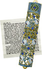 Mezuzah With Scroll For Door Zinc Alloy Enamel Painted Jewish Blessing Decor