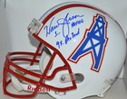 Warren Moon Autographed Tb Full Size Replica Helmet Houston Oilers Hof 2006 Jsa