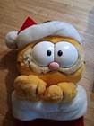 Vintage Plush Garfield Christmas Stocking Dakin 22    Santa Paws Holiday Cute 