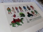 He-man Animation Cel Art Filmation Motu Publicity Concept She-ra Vintage F1