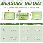 Clear Pvc Suitcase Cover Protector For 20  Luggage With Front Open Pocket