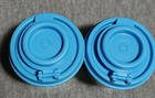 Vintage Tupperware Atomic Salt   Pepper Shakers  Stand Set Toothpick Mcm 