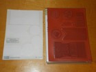 Stampin Up Amazing Birthday Clear Mount Stamp Set Good Condition