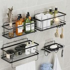 2 Pack Shower Caddy Adhesive Replacement  Waterproof Strong Adhesive Hooks