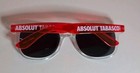Absolut Tabasco Vodka Wayfarer Style Advertising Sunglasses Clear   Red