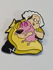 Courage The Cowardly Dog Lapel Pin Muriel Hugging Courage 