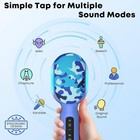 Open Box Stagesound Portable Bluetooth Karaoke Mic Speaker W  Dynamic Lights