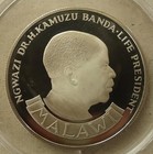 Malawi  10 Kwacha  1974 Silver Proof Coin With Low Mintage Of 4 937 Pieces