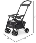 New Chicco Keyfit Caddy Frame Stroller Accepts All Chicco Infant Car Seats Blk 