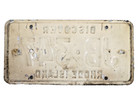 1970 s Rhode Island License Plate Vintage With Sticker Tags Tabs