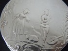 Antique Victorian Dutch Solid Silver Box Rococo Design