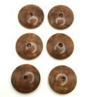 Vintage Vegetable Ivory 1  Whistle Buttons Set Of 6