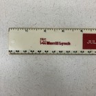 Vintage Merrill Lynch Ruler Bull Logo 13    Stationary Office 33cm
