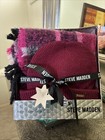 Steve Madden Beanie Hat   Scarf Set Wine Pink Colored One Size Nwt
