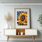 Sanjee Sunflower Diamond Art Painting Kits For 12x16 Inches  Multicolored 